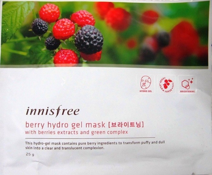 Innisfree Berry Hydro Gel Mask Review