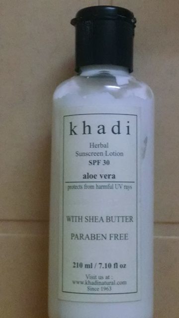 Khadi Herbal Sunscreen Lotion Review (2)