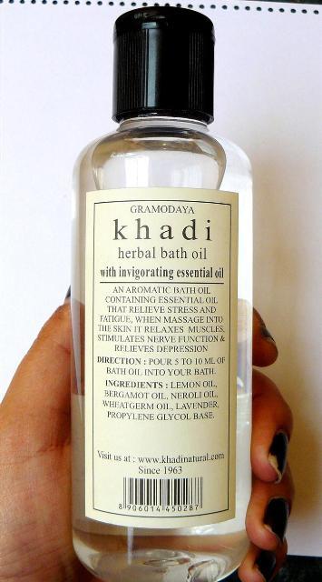 Khadi herbal bath oil