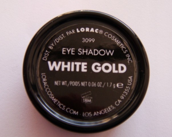 Lorac Eye Shadow White Gold