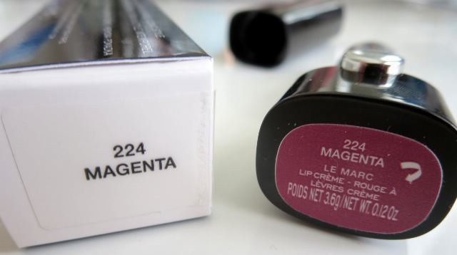 Marc Jacobs #224 Magenta Le Marc Lip Creme Lipstick (3)