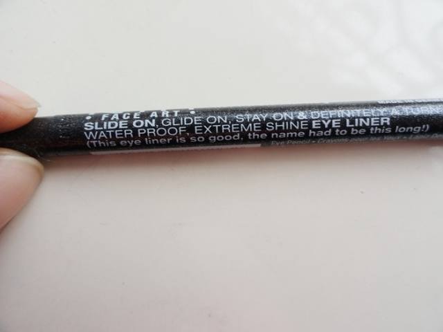NYX SL02 Black Sparkle Slide On Eye Pencil (4)