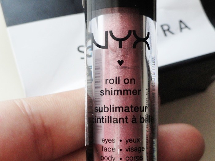 Nyx Roll on Shimmer Mauve Pink (6)