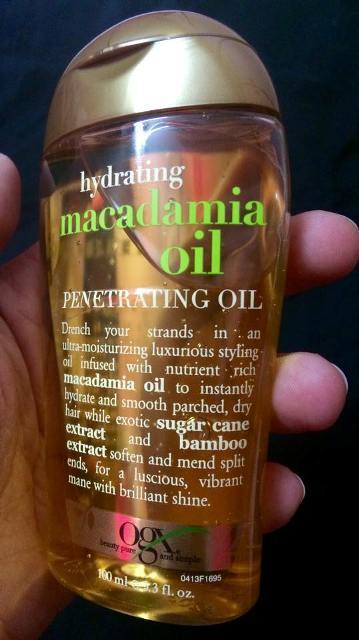 Organix Hydrating Macadamia Oil