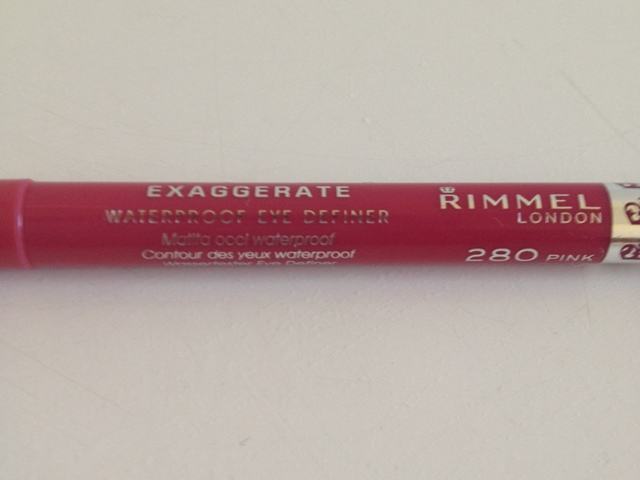 Rimmel exaggerated eye definer pink