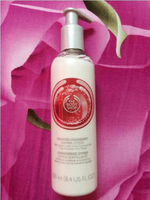 The Body Shop’s Frosted Cranberry Shimmer Lotion (2)