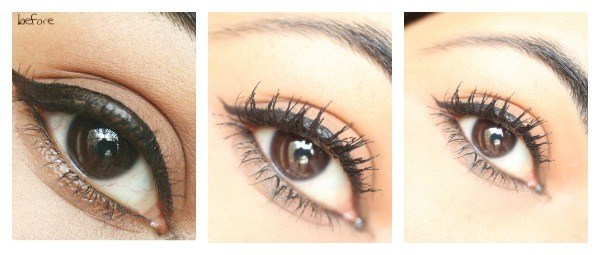 givenchy noir couture volume mascara before after