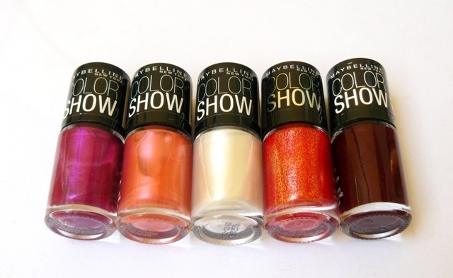 5 Maybelline color show nail polish