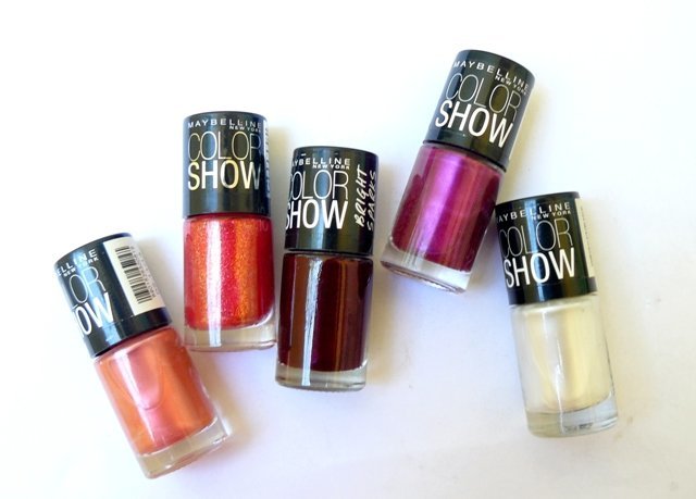 5 Maybelline color show nail polish