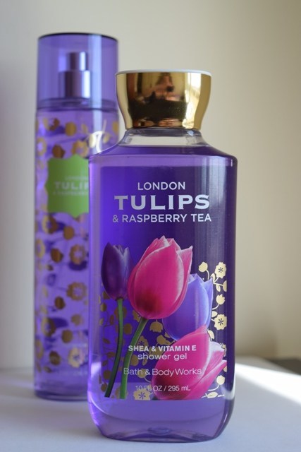 Bath and Body Works London Tulips and Raspberry Tea Shower Gel