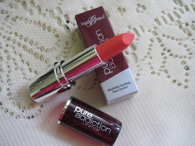 Diana of London Sweet Coral Pure Addiction Lipstick Review