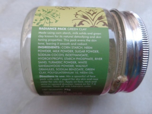 FABINDIA RADIANCE PACK GREEN CLAY