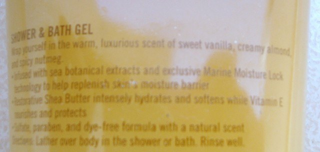 H2O Plus Bath Vanilla Almond Shower & Bath Gel  (11)