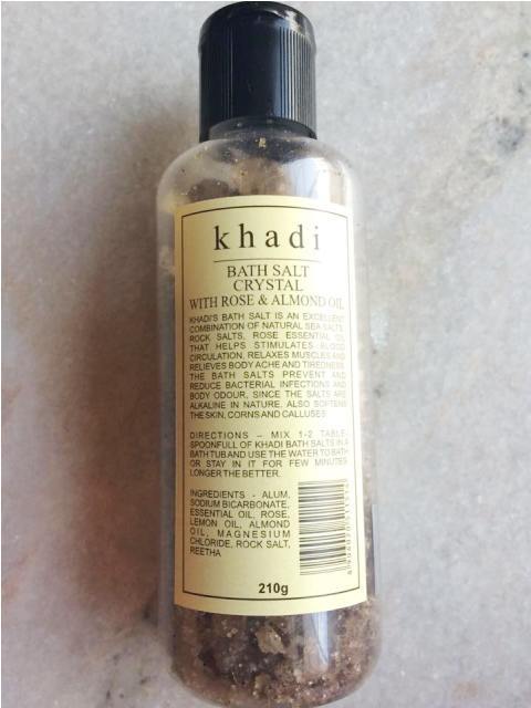 Khadi Bath Salt Crystal with Rose & Almond Oil (2)