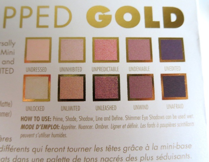 Lorac Unzipped Gold Eyeshadow Palette