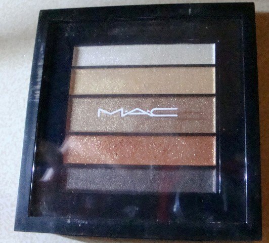 M.A.C. Veluxe Pearlfusion Eyeshadow Palette Amberluxe (9)