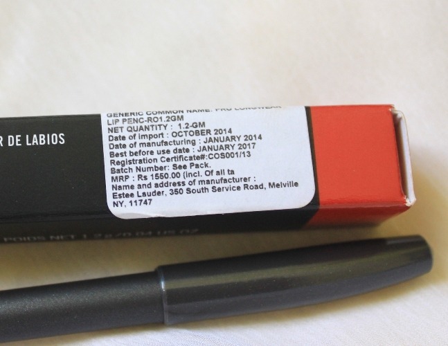 MAC Prolongwear Lip Pencil – Trust in Red