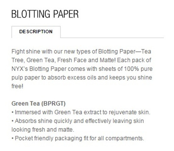 nyx green tea blotting paper  (9)
