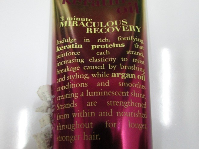 Ogx Anti-Breakage Keratin Oil 3 Minute Miraculous Recovery Review