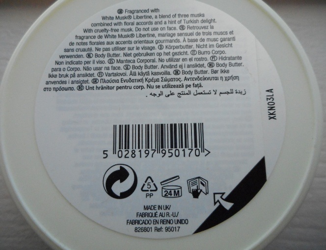The Body Shop White Must Libertine Body Butter Review7