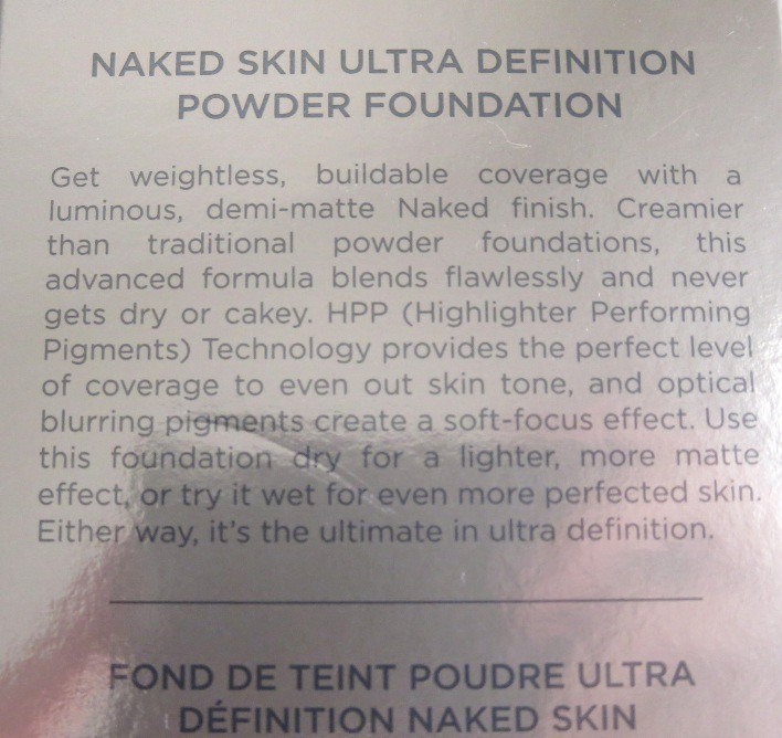 Urban Decay Naked Skin Ultra Definition Powder Foundation