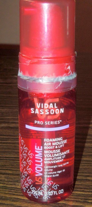 Vidal Sassoon Pro Series Boost and Lift Foaming Air Mousse Review