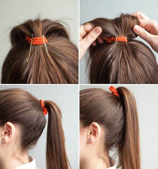  15 Hacks About Bobby Pins You Should Know Pony tail