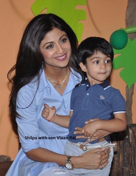 Bollywood Stars And Their Kids Shilpa Shetty