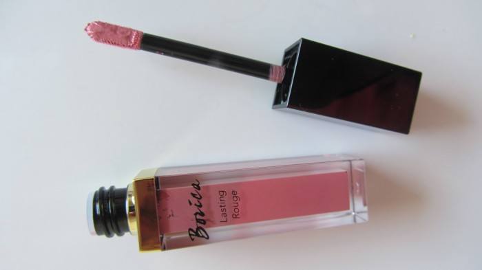 Borica Peach Beige Lasting Rouge Vs. Canmake Rose Macaron Nudy Glow Rouge Lip Glosses Package