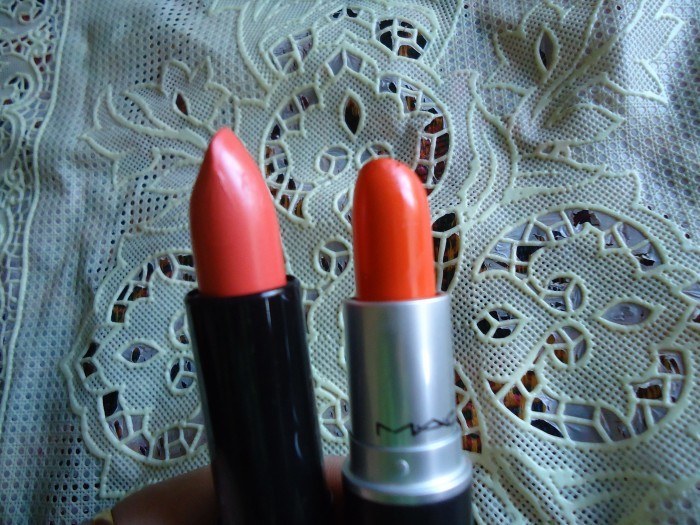Bourjois Rouge Edition Orange Pop-Up Lipstick Comaprison