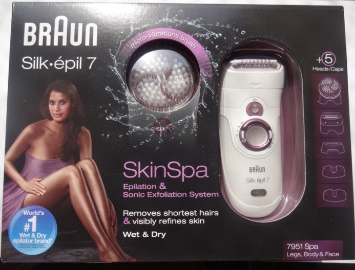 Braun Silk Epil 7 SkinSpa 7951 Epilator Review13