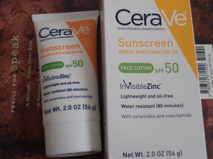 CeraVe Broad Spectrum Spf 50 Sunscreen Face Lotion With Box
