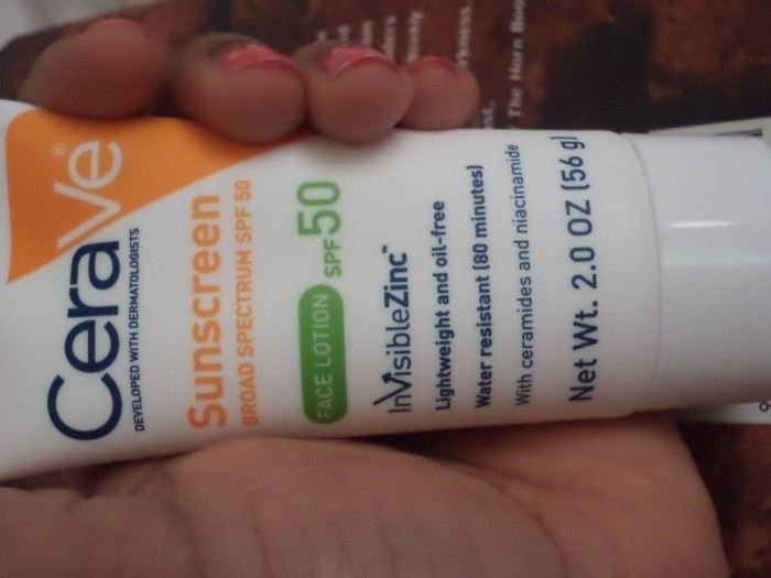 CeraVe Broad Spectrum Spf 50 Sunscreen Face Lotion Tube