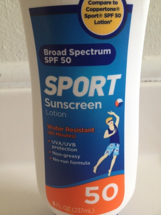 Equate Sport Sunscreen Lotion SPF 50 Packaging