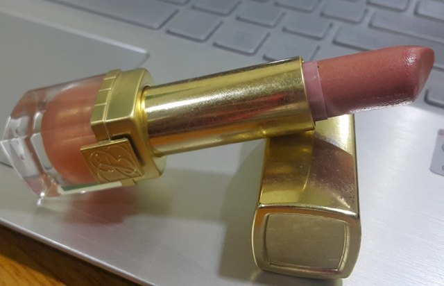 Estee Lauder Nude Peach Shimmer Pure Color Crystal Lipstick (6)