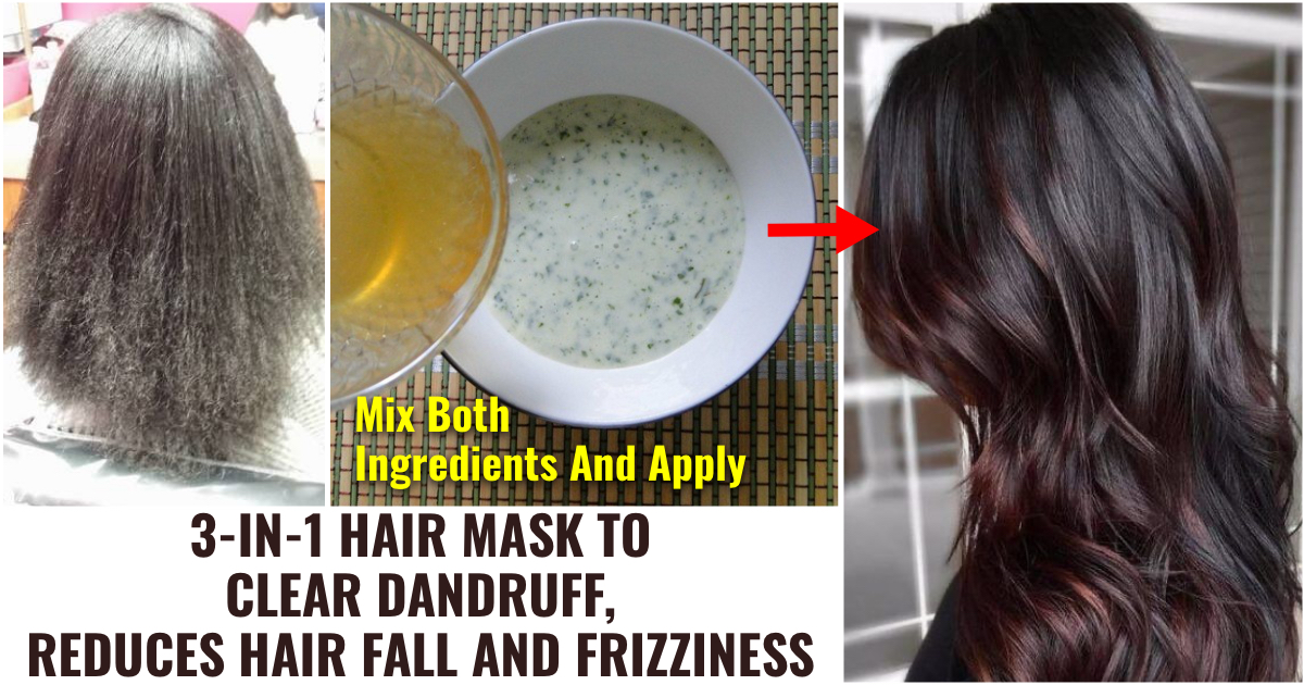 Homemade Hair Mask for Dandruff, Hair Fall & Shiny Hair: .