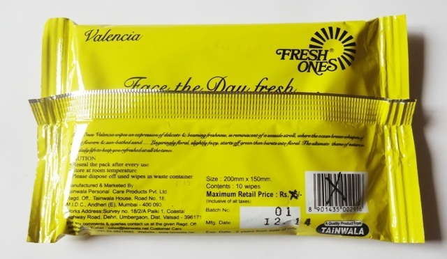 Fresh Ones Refreshing Deo Wipes In Valencia Claims