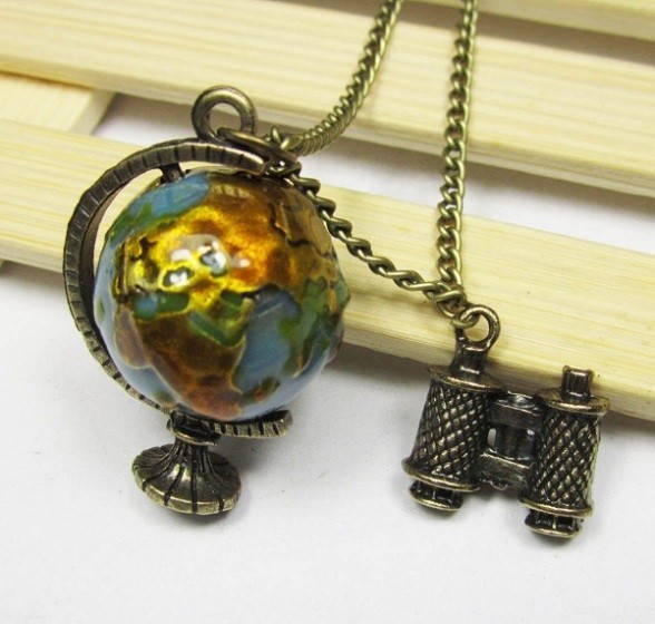 Globe necklace