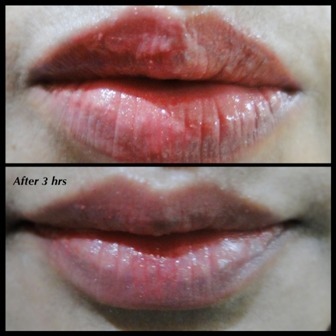 maybelline  new lip polish berry pop 7 swatch
