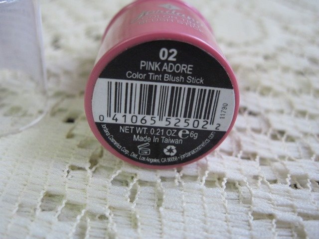 Jordana Cosmetics Pink Adore Color Tint Blush Stick (7)