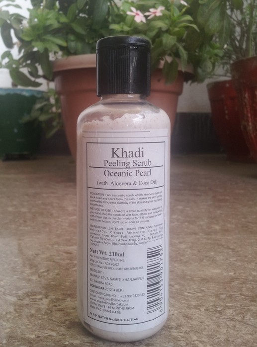 Khadi Oceanic Pearl Peeling Scrub with Aloe Vera and Coca Oil Review