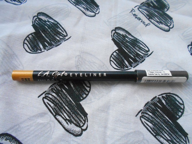 LA Girl GP607 Gold Eyeliner Pencil Review