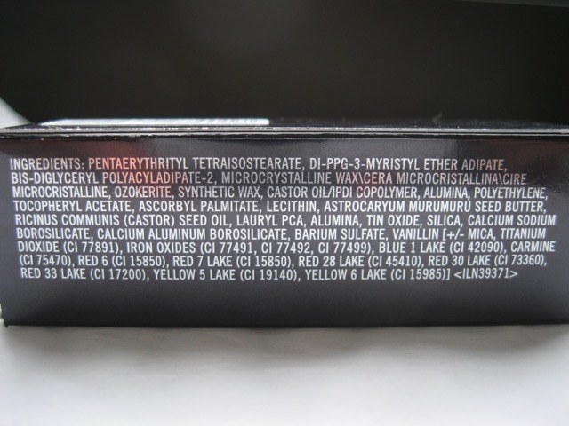 MAC Catharina Ultimate Lipstick Ingredients