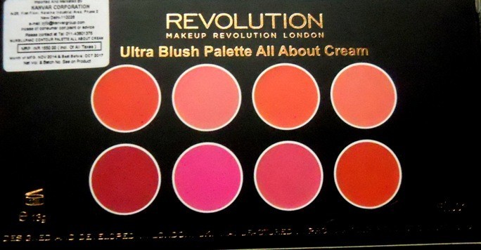 Makeup Revolution London All About Cream Blush Palette Review