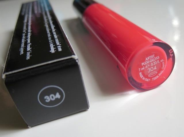 Makeup Up For Ever #304 Red Coral Artist Plexi-Gloss (8)