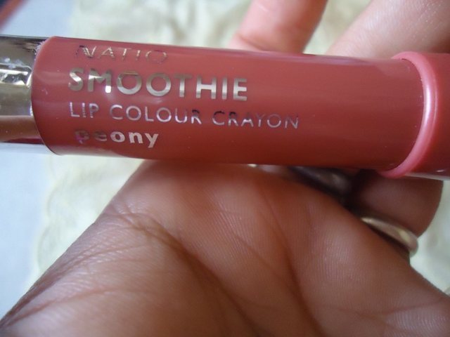Natio Smoothie lip color crayon peony (2)