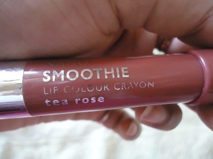 Natio Tea Rose Smoothie Lip Colour Crayon Review1