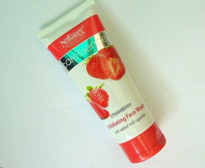 Nature’s Essence Caressence Strawberry Exfoliating Face Wash Tube