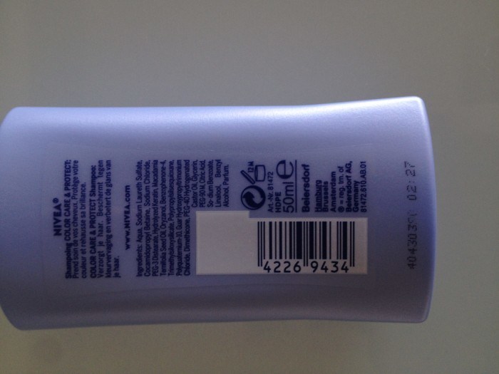 Nivea Color Care & Protect Shampoo Ingredients