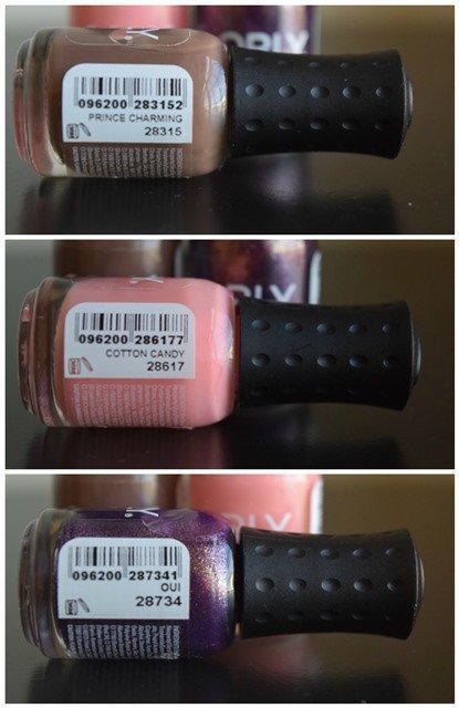 Orly Cotton Candy, Prince Charming and Oui  (2)